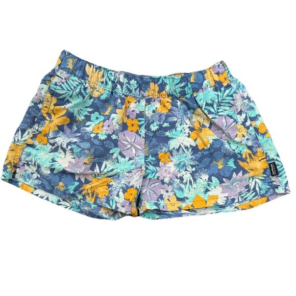 Patagonia Womens Barely Baggies Pull-On Shorts Small Floral Hawaiian 2" 57041 - Picture 2 of 7